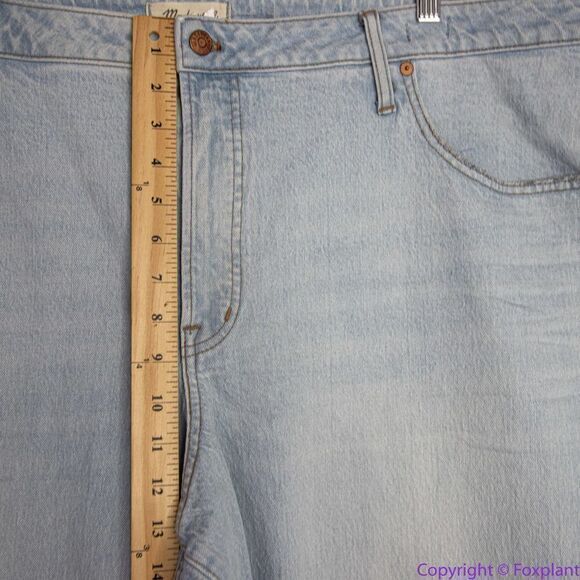NEW Madewell‎ Plus Perfect Vintage Wide-Leg Crop Jean in Edmunds Wash, 28W - Picture 6 of 16
